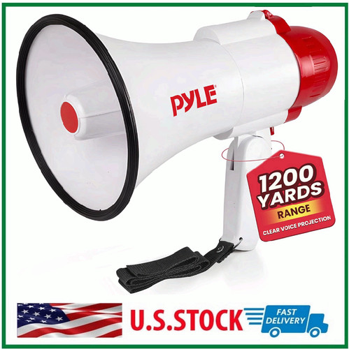 Portable megaphone siren - portable,