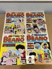 4 x 1990'S BEANO COMICS WITH