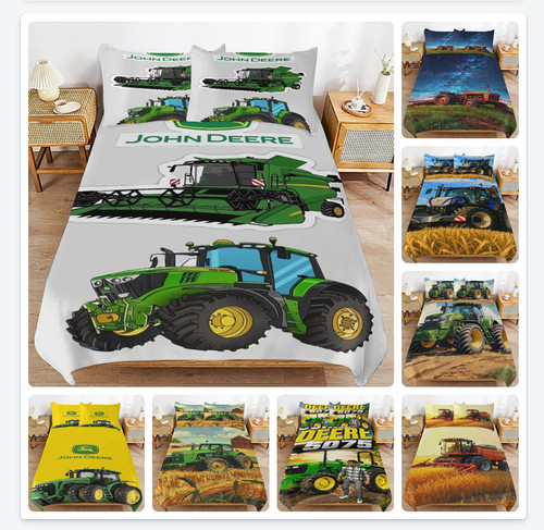 Farm tractor harvester duvet - harvester,