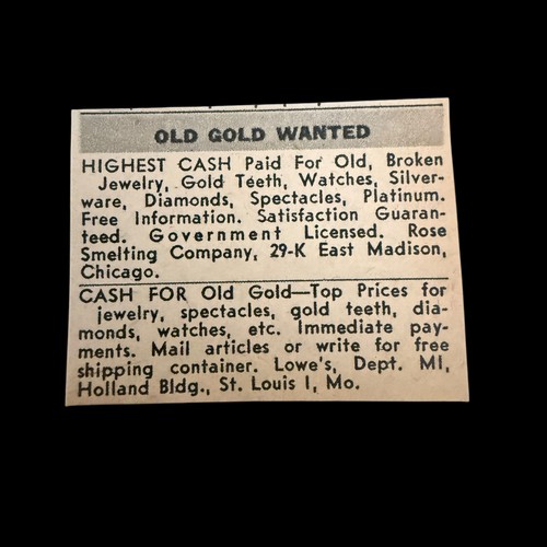 Vintage july 1950 old gold - vintage,