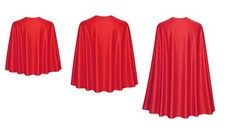 Adults Plain Red Superhero