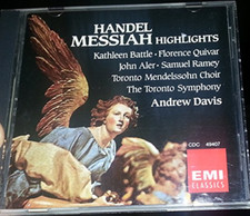 Messiah-Highlights Handel CD