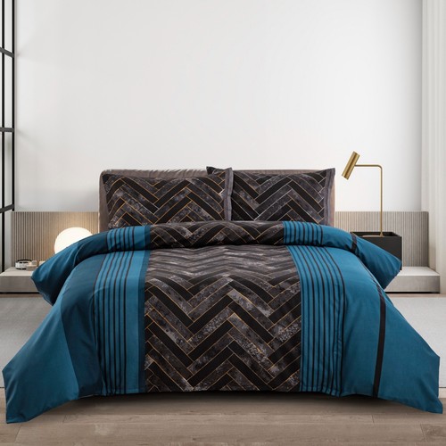 Striped bohemian duvet - bohemian,