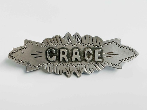 Antique sterling silver grace - sterling,