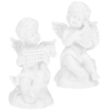  2 Pcs Prayer Figurines Baby