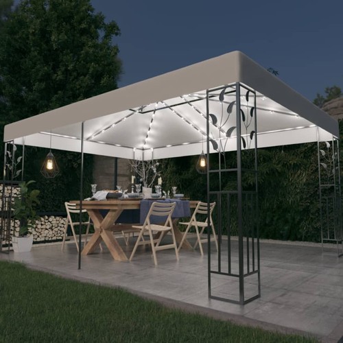Gazebo double roof led string - gazebo, roof&led