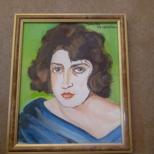 Oil painting tamara de - ,
