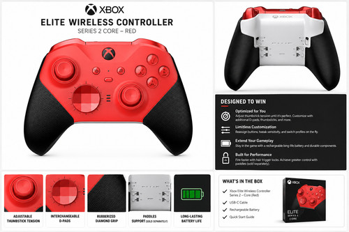 Xbox elite wireless controller - wireless,