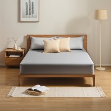 Grounding Fitted Bed Sheet Earthing Sheets -10% Silver Fiber & Organic Cotton