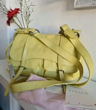 RADLEY Grosvenor  Leather  Shoulder Bag Large Light Yellow Crossbody Bag