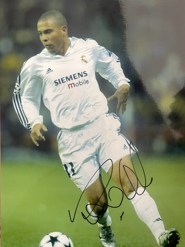Ronaldo nazario signed - ronaldo,