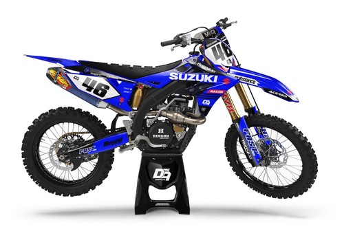 Suzuki motocross decals - suzuki,