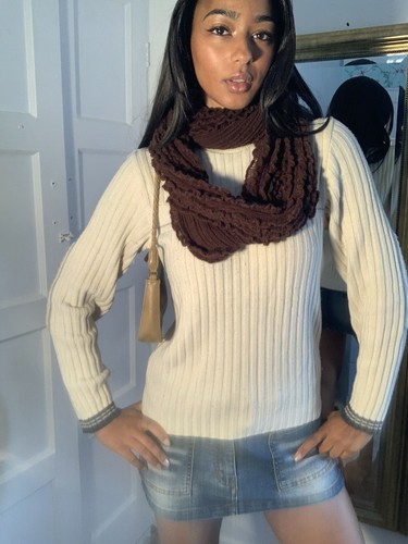 Vintage brown knit - vintage,