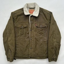 Levis Khaki Denim Sherpa