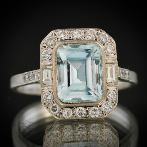 Art deco style 18ct white - art,