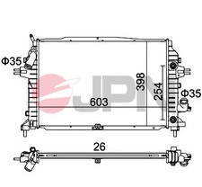 Radiator engine cooling fits - radiator,