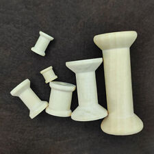 5/10Pcs Wooden Bobbins Spools Reels for Sewing Ribbon Twine Wood Crafts Tools