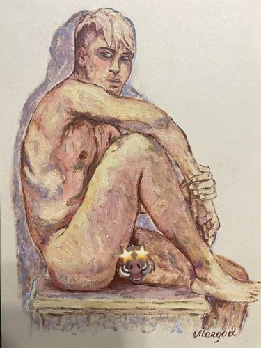 Erotic art original oil - erotic,