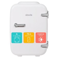 Abode White Mini Fridge 4L
