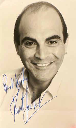 David suchet signed 6x4 photo - 6x4,