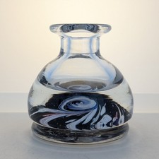 Antique Victorian Glass Inkwell Paperweight by John Walsh