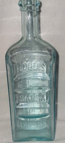 Vintage clear bottle hoods - clear,