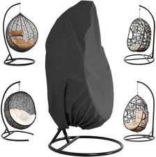 Heavy Duty Hanging Swing Egg Chair Cover Garden Patio Outdoor Sun UV Waterproof