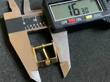 Vintage 1970-1980 NOS Gold-Plated 16MM X 14MM Buckle " SWISS " For OMEGA