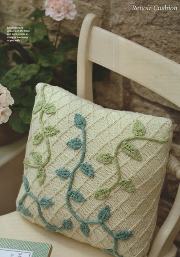 Renoir cushion knitting - renoir,