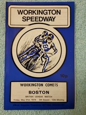 WORKINGTON SPEEDWAY 1974