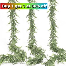 Artificial Fake Eucalyptus Garland Plant Greenery Foliage for Christmas/Wedding