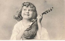 Music #AS36677 Girl Playing