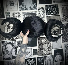 moon cushion goth gothic