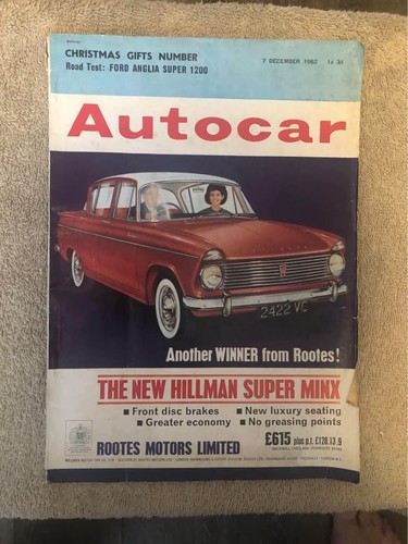 Autocar dec 1962 - 1962, featuring