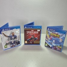 X3 PS4 Games Spider-Man, Sonic, Fifa 23 - Discs are not working- Spare or repair