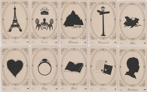 Lenormand silhouettes cards - 36,