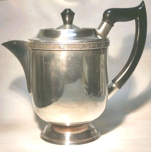 Silver plated teapot - plated, viners