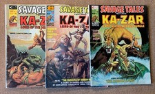 Savage Tales : Ka-Zar Lot Of 3
