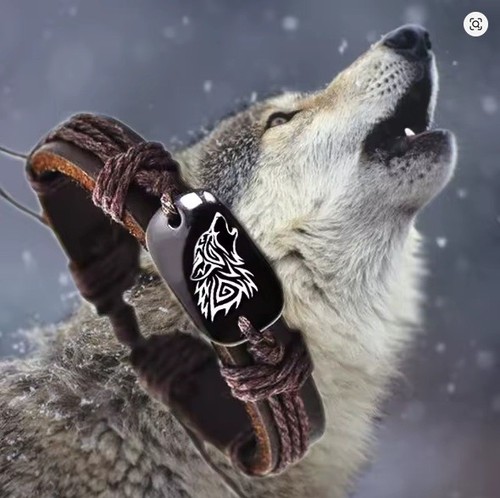 Tribal wolf leather - 🐺,