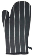 Striped Single Oven Glove 100%