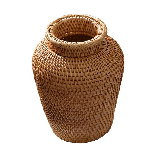 Rattan vases for flowers - vases,