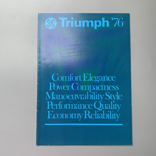 1976 triumph all models - bl,