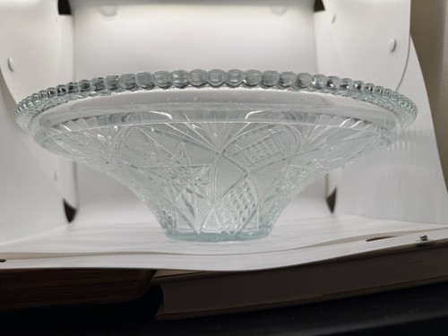 Beautiful pressed glass large - pressed,