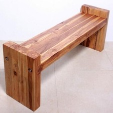 Oak wood kitchen bench, Rustic