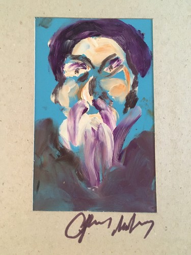 Very fine outsider art oil - outsider,