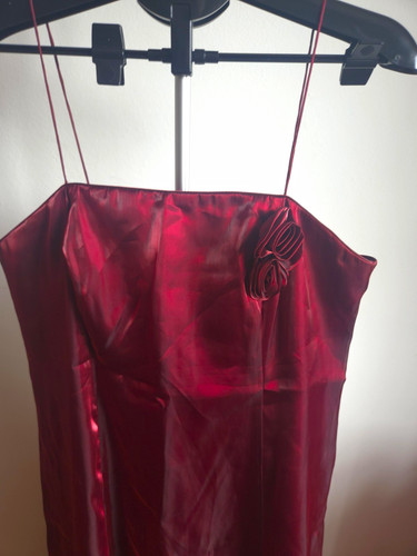 Debenhams burgundy satin maxi - debenhams,