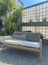 Teak 2 seater garden bench