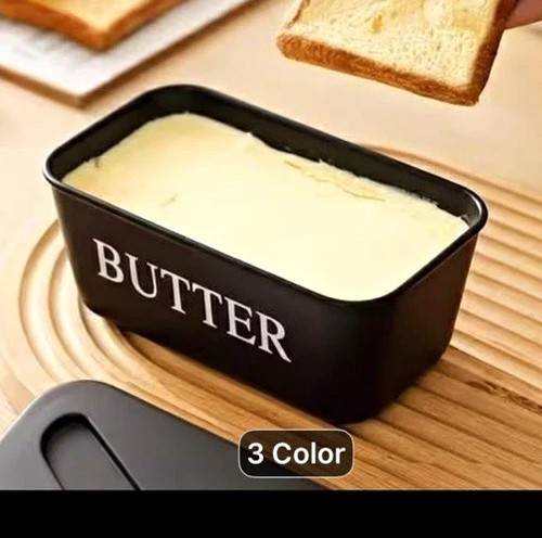 Covered butter dish with lid - butter,