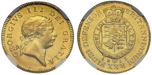 George iii 1811 half - george,