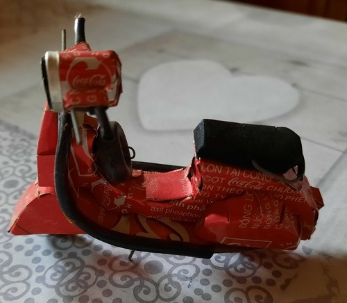 Miniature scooter made coca - made, of
